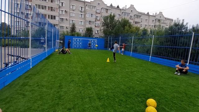 #ФК_Атом Назар отрабатывает удары 2