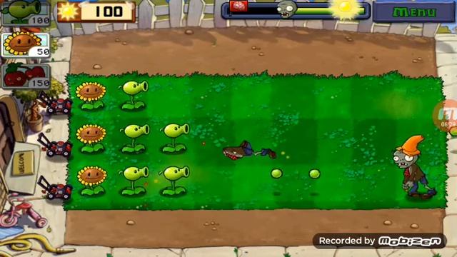 Прохождение игры #1 ●Зомби хотят съесть наши мозги● Plants vs Zombies