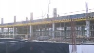 На стадионе «Старт» в Реутове активно ведутся монолитные работы 13.03.2025