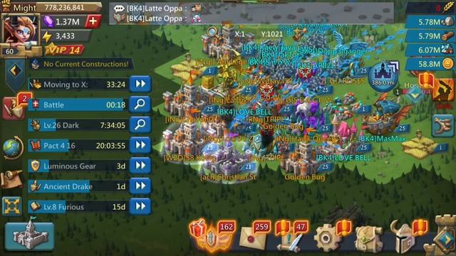 Lords Mobile #BK4 K668 Rally trap Fury 🔥🤭🔥#lordsmobile #rallytrap