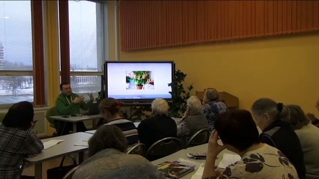 21 февраля в Горьковской библиотеке прошло занятие клуба «Каникулы садовода»