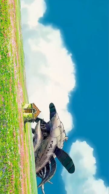 Howl’s moving castle!! #ghibli #anime #shorts