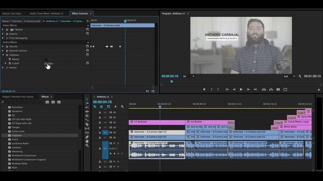 Part 31 : How to Remove Background Noise with Low and High Pass in Adobe Premiere Pro