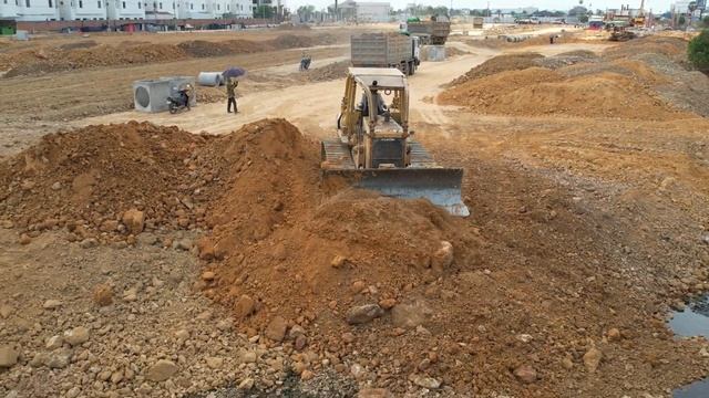 Строительство, засыпка планировка