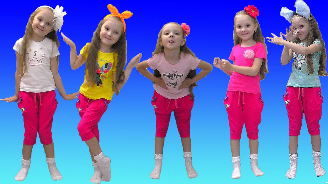 Видео для детей - Five Little baby - Детская песня про пять малышей