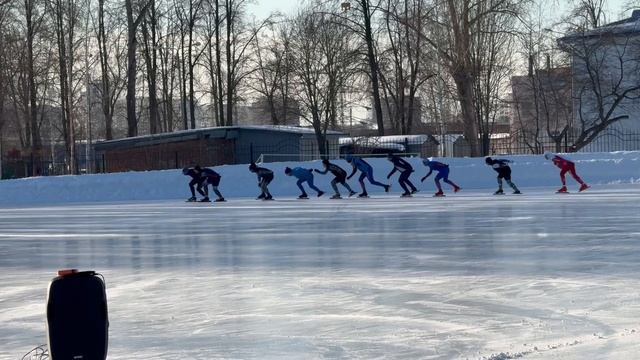 Забег ветеранов Конькобежного спорта