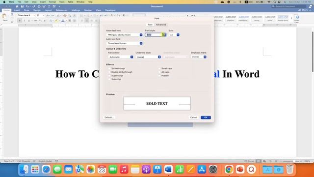 How To Change Bold Text To Normal In Word