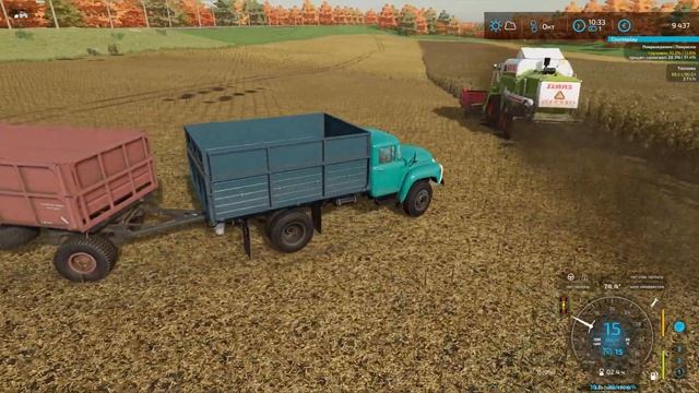 Farming Simulator 2022 Кошмак Ч39 Прадалжаем Уборку