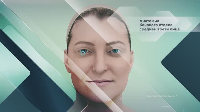 IPKh: 3D animation "Anatomy" / ИПХиК: 3D-ролик «Анатомия бокового отдела средней трети лица»