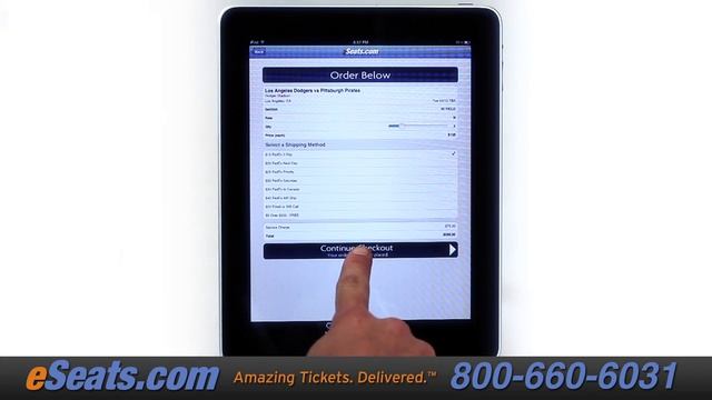 Introducing The eSeats Ticket iPhone, iPad and Android App