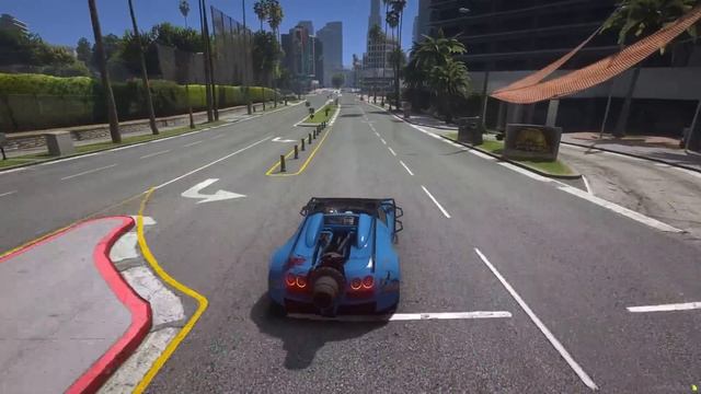 Robbing Banks with Bugatti Flip Car in GTA RP!