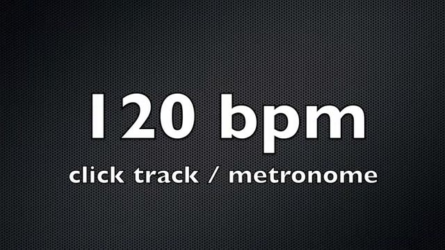 click track / metronome 120bpm