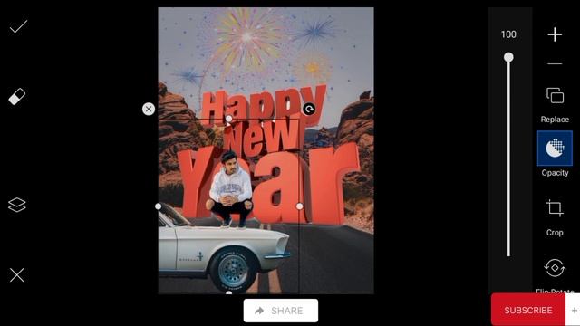 Happy New Year 2023 Background change Photo Editing Tutorial | PicsArt Editing | Fasih Edits