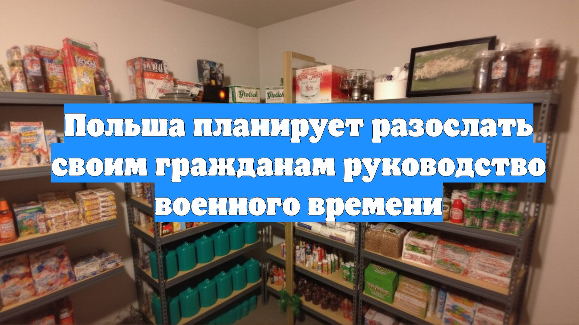 Польша планирует разослать своим гражданам руководство военного времени