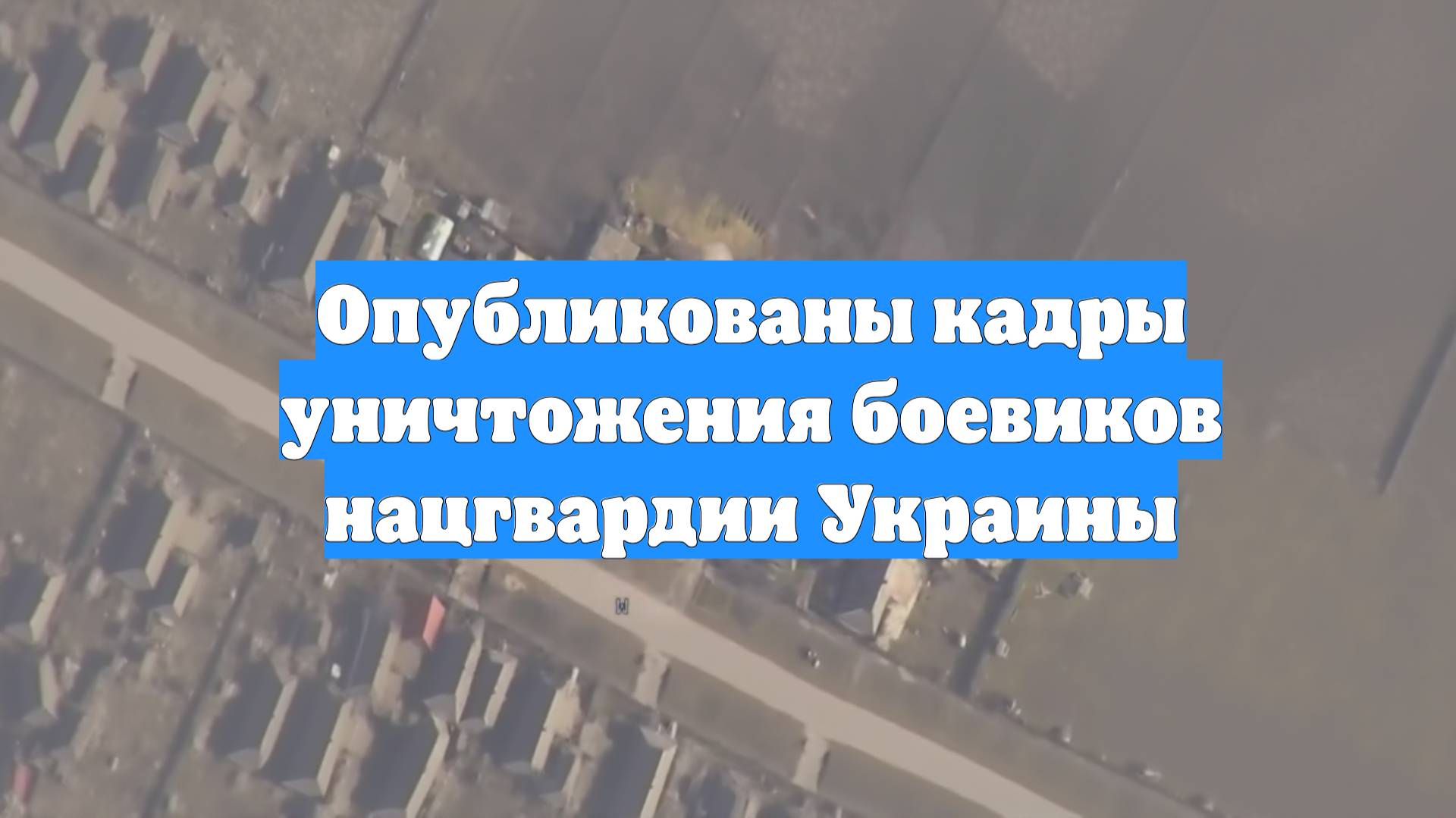 Опубликованы кадры уничтожения боевиков нацгвардии Украины