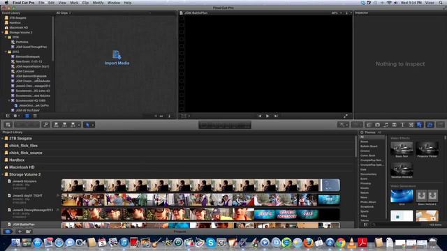 How to import footage for an Edit [Final Cut Pro X]