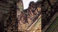 Banteaysrei temple base relief