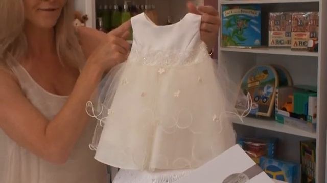 Popular Princess Christening Dress in Ivory