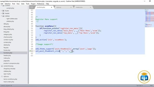 Woocommerce Theme Development : How to image support in woocommerce theme class-09