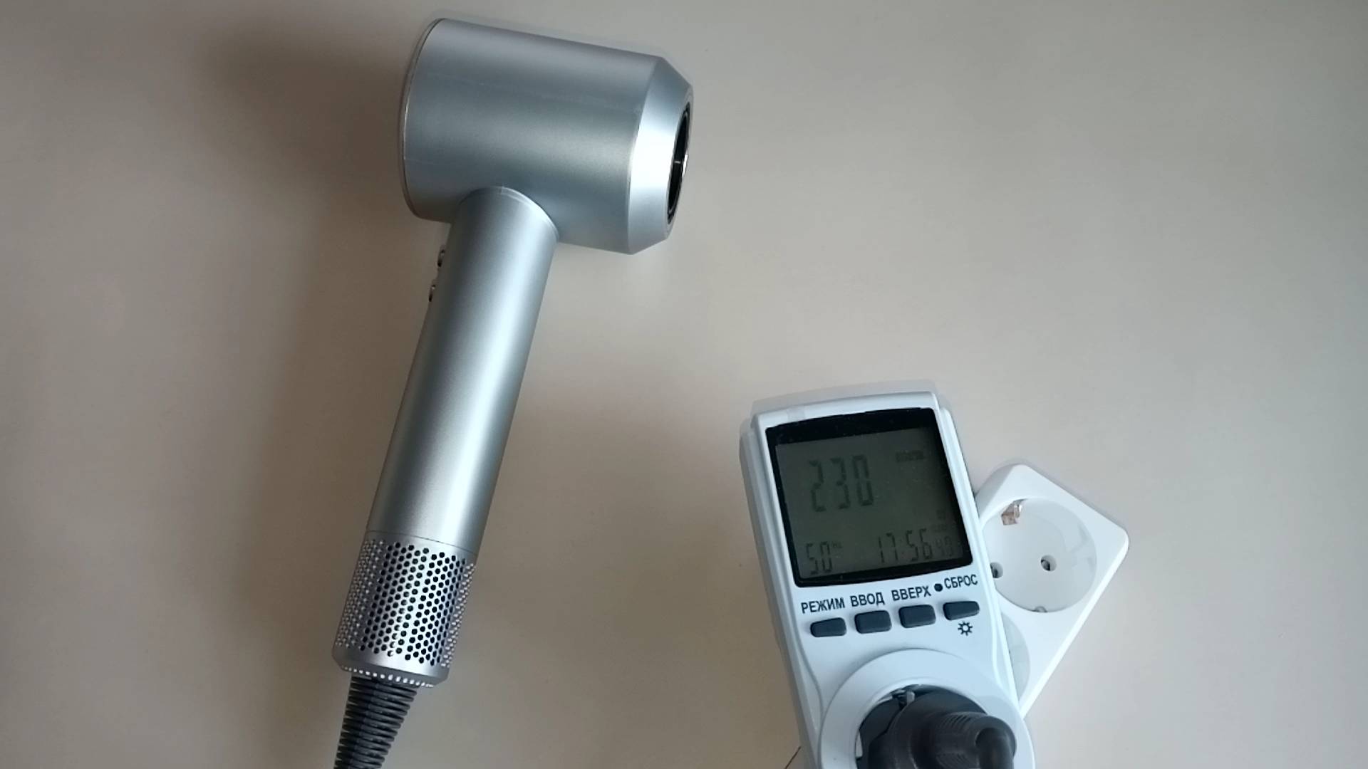 Фен SenCiciMen Super hair dryer HD-08. Измерение мощности