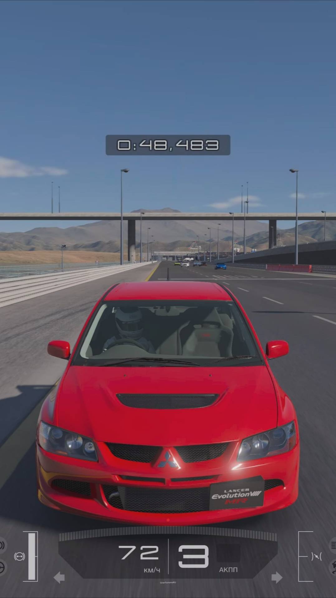 [GT7 SPEEDTEST STOCK] Mitsubishi Lancer Evolution VIII MR GSR '04 #GRANTURISMO7 #GRAN_TURISMO