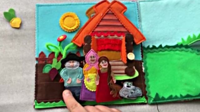 Первые сказки. планшет из фетра
