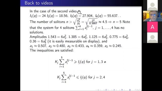 Seminar GDEq. Using the KdV conserved quantities in problems