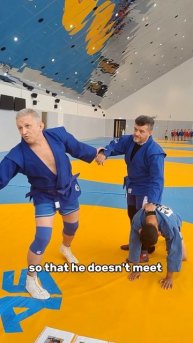 A key moment from the international #SAMBO seminar for coaches at the International SAMBO Center