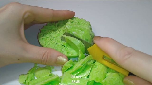 ASMR Soap / Cutting soft soap/ Recycled soaps / Асмр мыло / Резка мягкого мыла / Залипушки #98