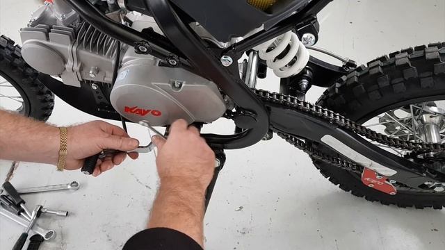 NEW Pit Bike 2019 KAYO 125cc 17/14 - Unboxing Assembly Test Minimoto cinese per bambini 12 anni
