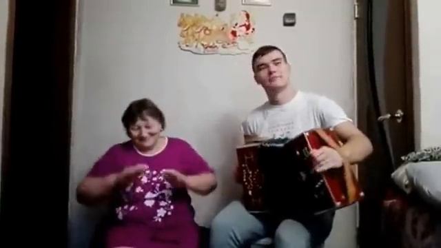 Владимир Шумов и бабушка Самарка