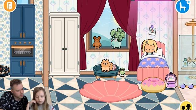 Показала папе дом в ТОКА БОКА | Toca Life world