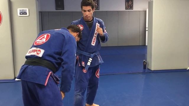 Gracie Barra Long Island - Armbar from Thai Clinch