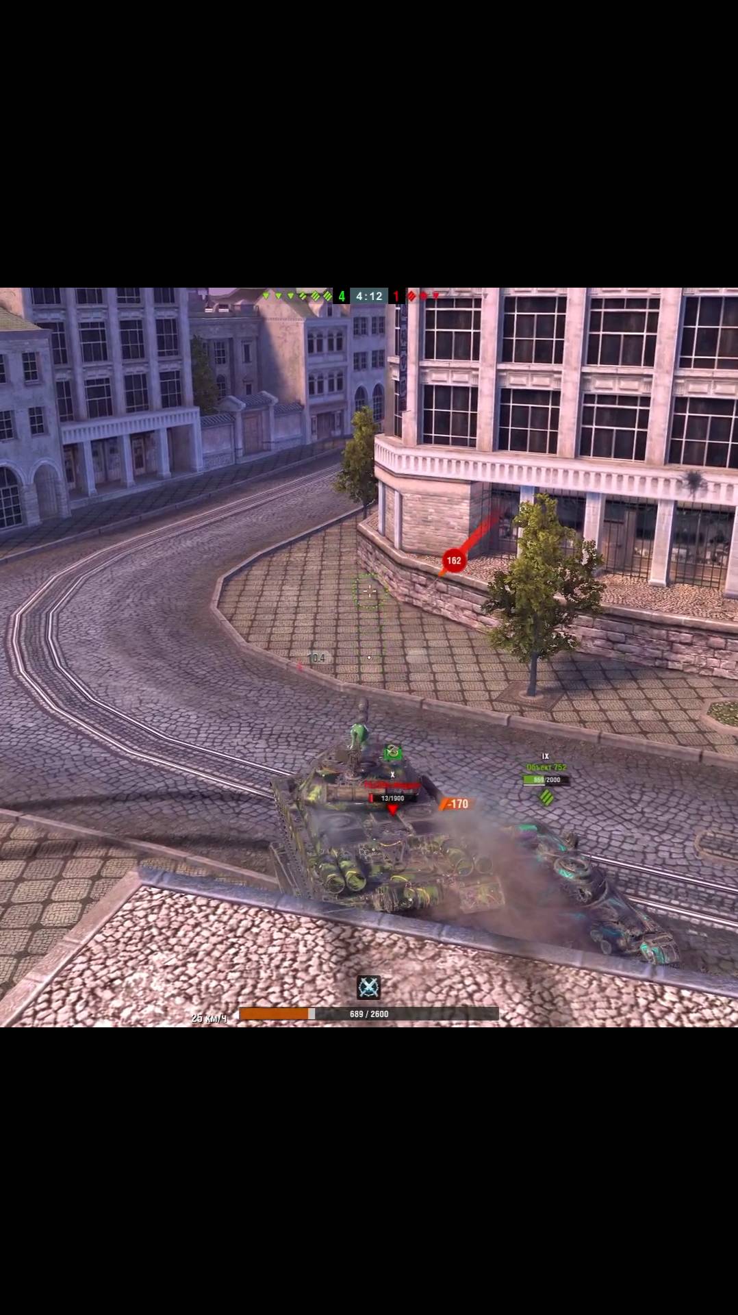 ИС-4 раздавил бабаху (FV205b Aligator)  #wot #blitz #tanks #танки #бабаха #блиц #леста