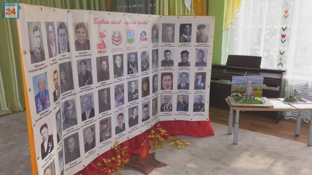 К акции «Подвиги отцов — крылья сыновей» присоединился абаканский детский сад "Росинка"