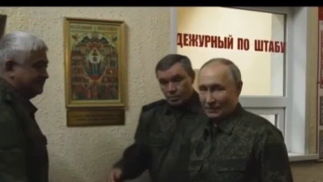 В.В.Путин в Курской области.