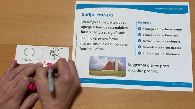 sufijo -ero -era