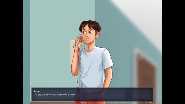 SUMMERTIME SAGA- HOSPITAL PHONE CALL (INTERCOM)