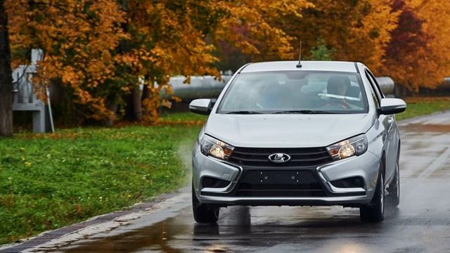 Тест Драйв LADA VESTA ( отвалился бампер )