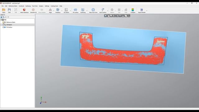 QS Tutorials_ Extrude 3D Sketch - How to do Reverse Engineering with QUICKSURFACE