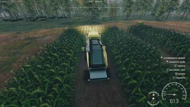 Ranch Simulator серия 15 СБОР УРОЖАЯ ЗАВЕЛ ПЧЕЛ