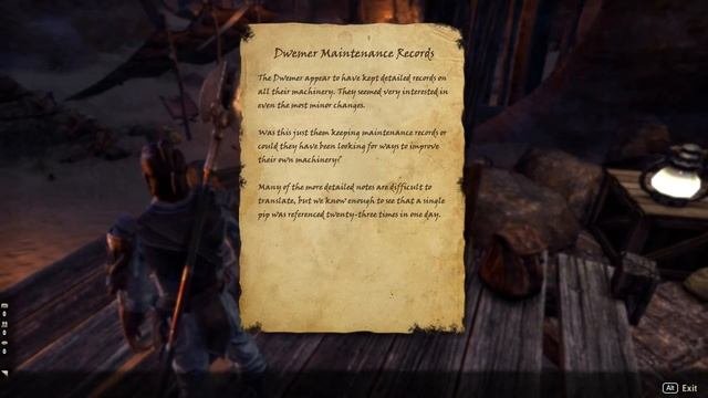 Dwemer Maintenance Records