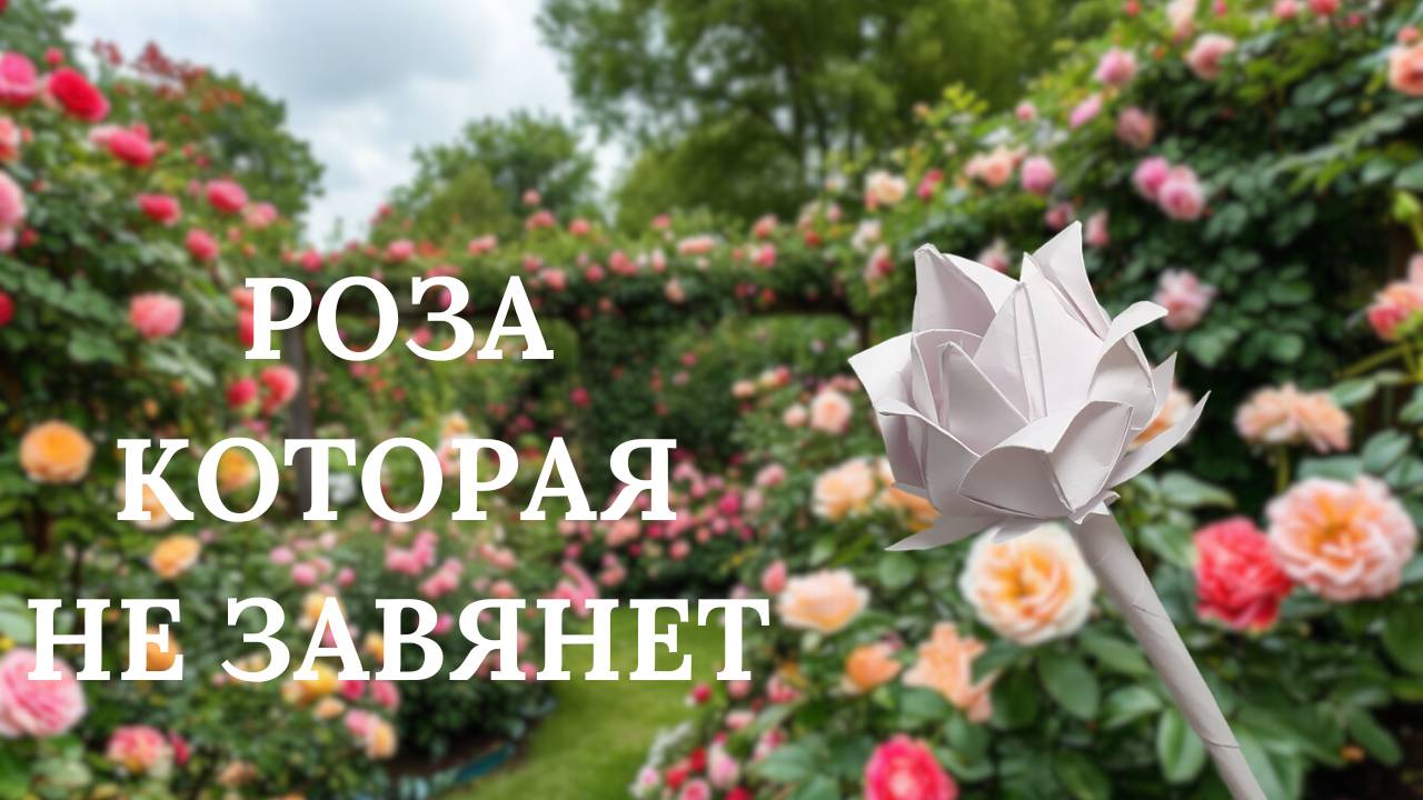 Бумажная роза: Красота, созданная руками! 🌹✨