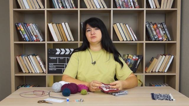 Как вязать жаккардовые митенки без швов