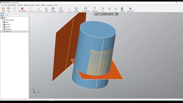 QS Tutorials_ Reference Geometries - How to do Reverse Engineering with QUICKSURFACE