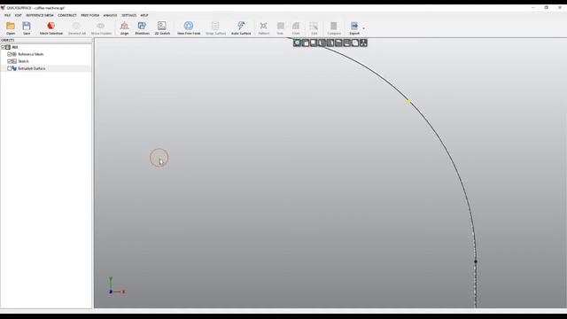 QS Tutorials_  Draft Extrusion- How to do Reverse Engineering with QUICKSURFACE