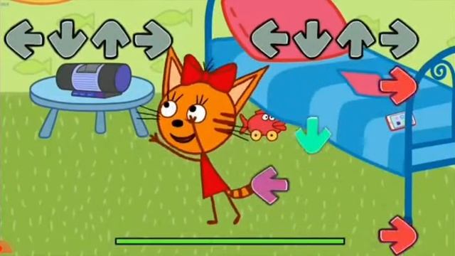 Три кота игра  Friday night funkin