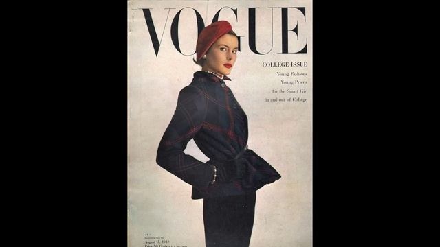 Позирование в Vogue 50-е годы.