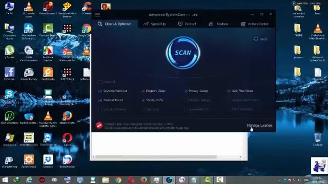 سيريال تفعيل اخر اصدار من برنامج Advanced SystemCare لمدة عام كامل