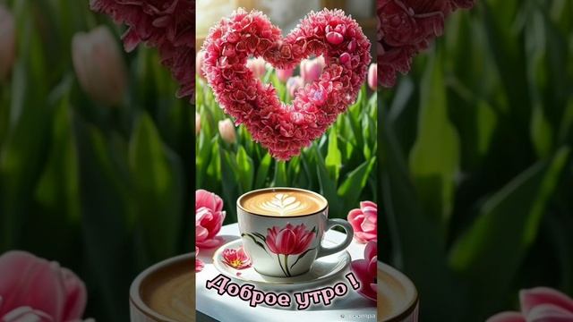 Доброе утро 💖Не забудь взять хорошее настроение в новый день 😊💝